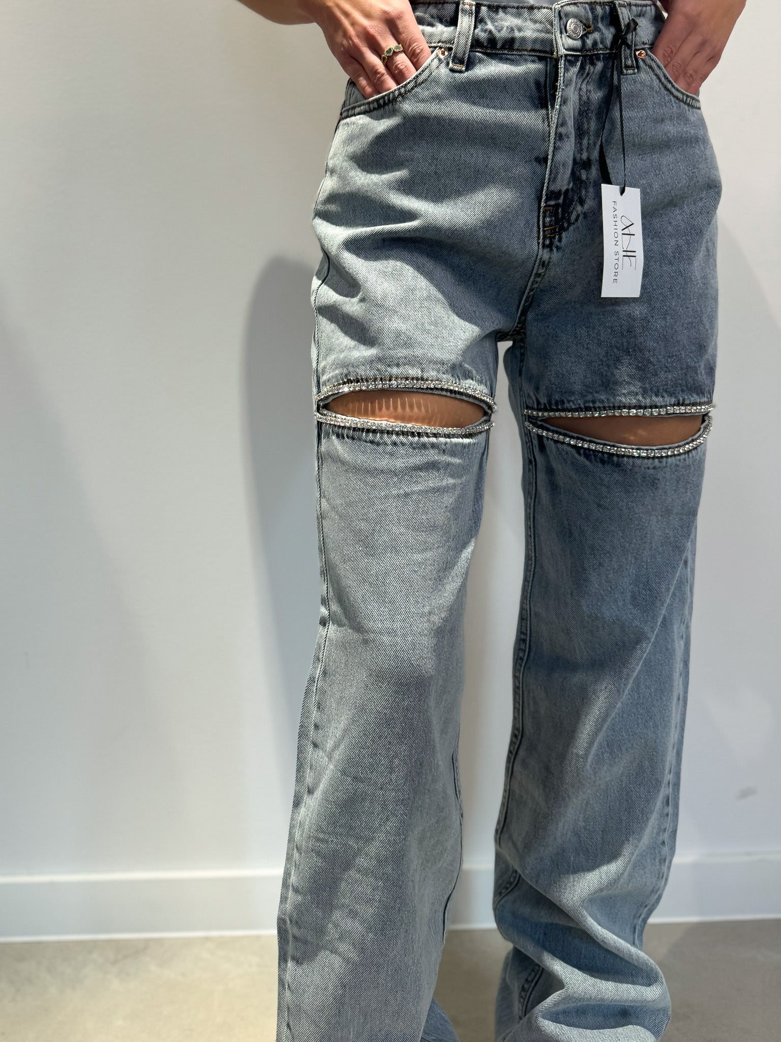BLUE DENIM CRYSTAL RIFLE