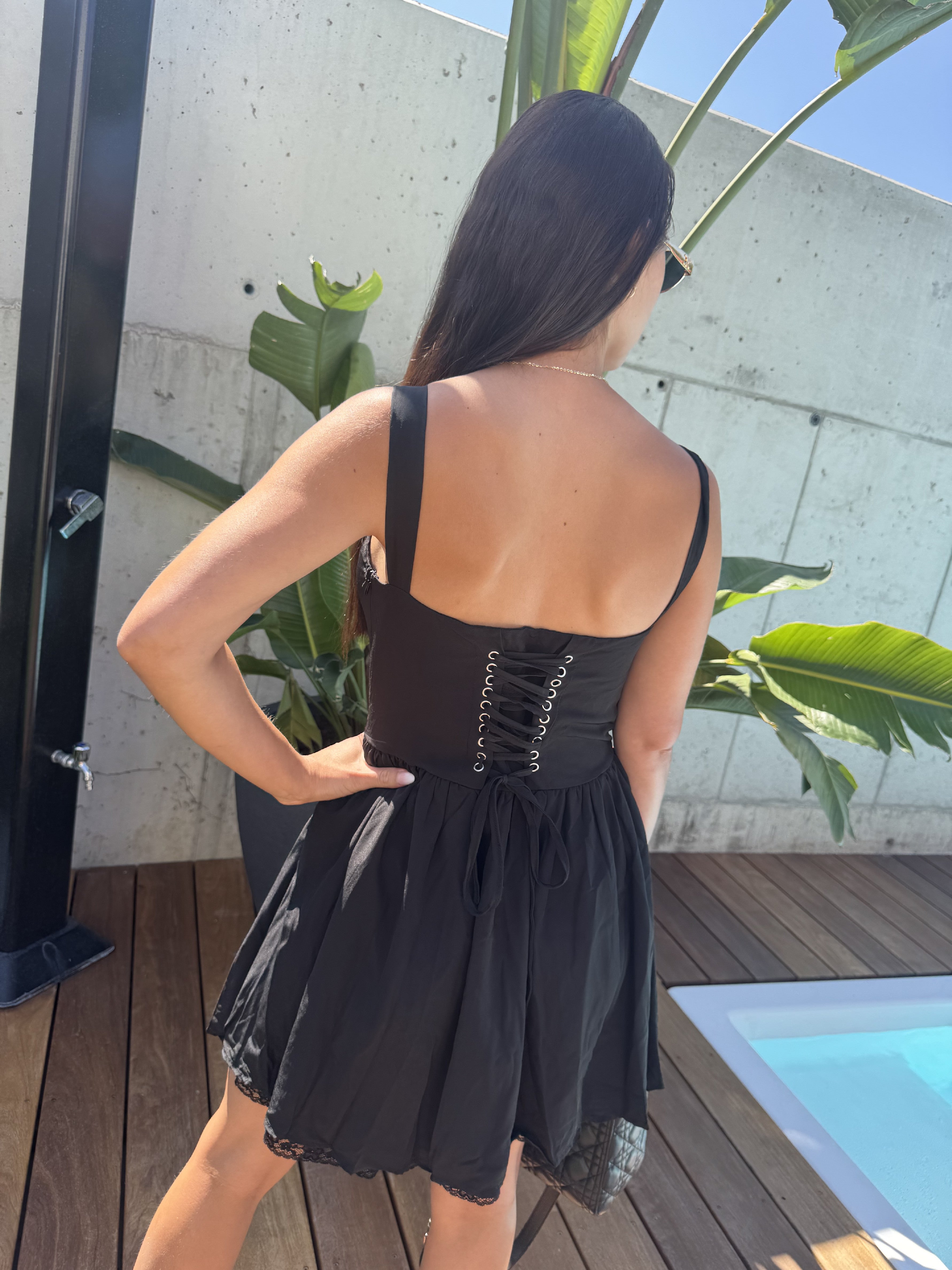 BLACK MINI DRESS