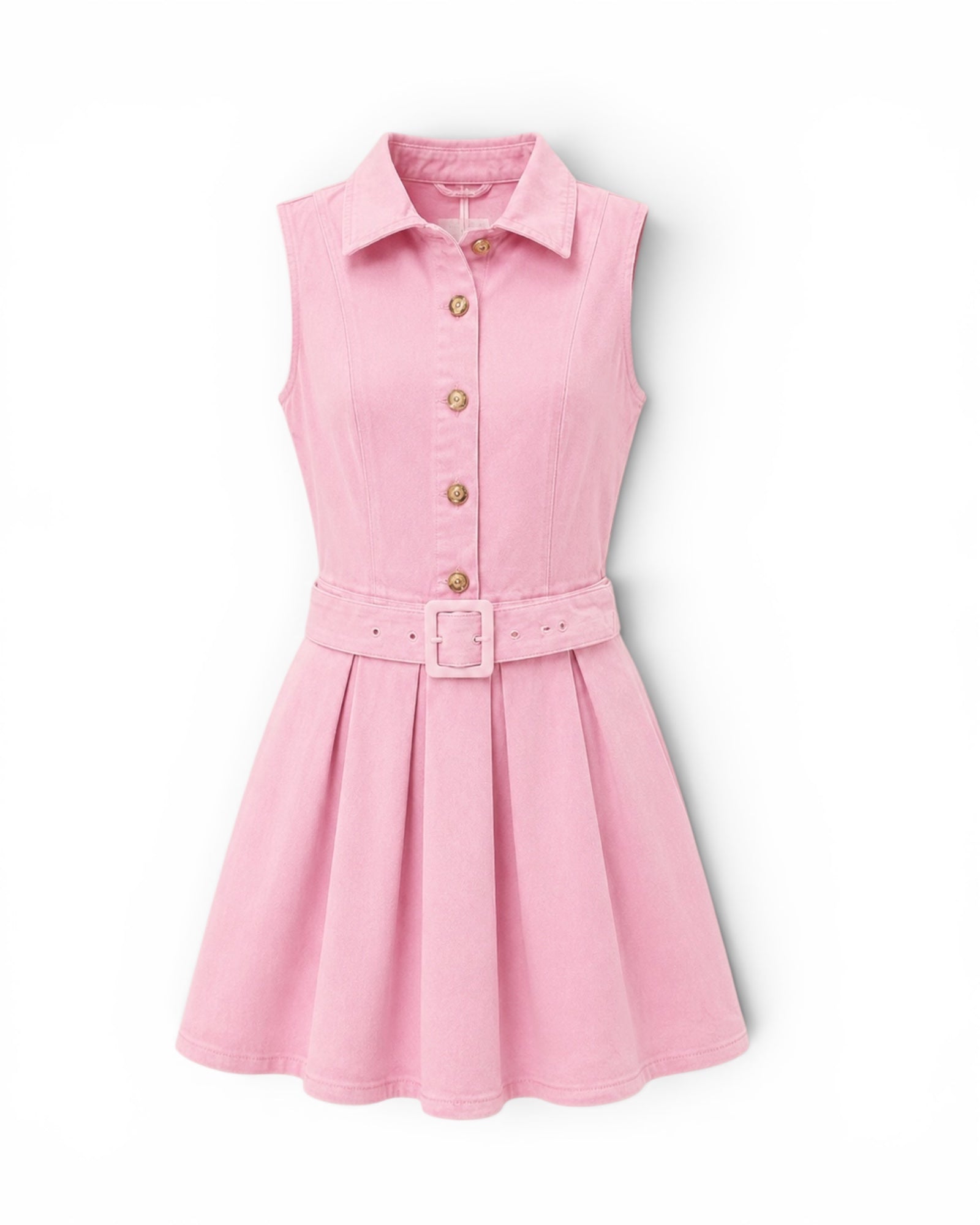 DENIM BABY PINK ŠATY