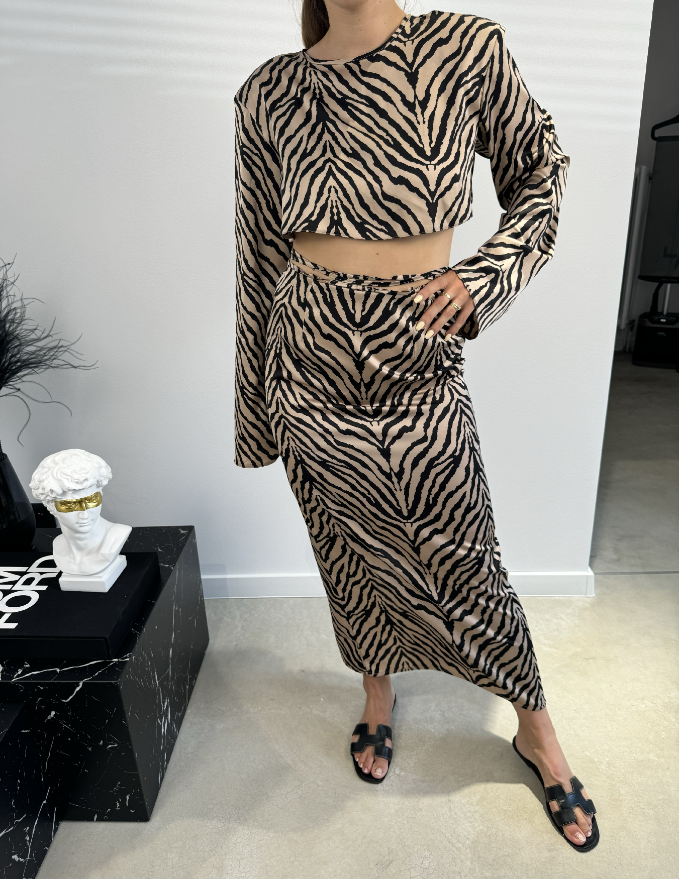 SKIRT SET ZEBRA