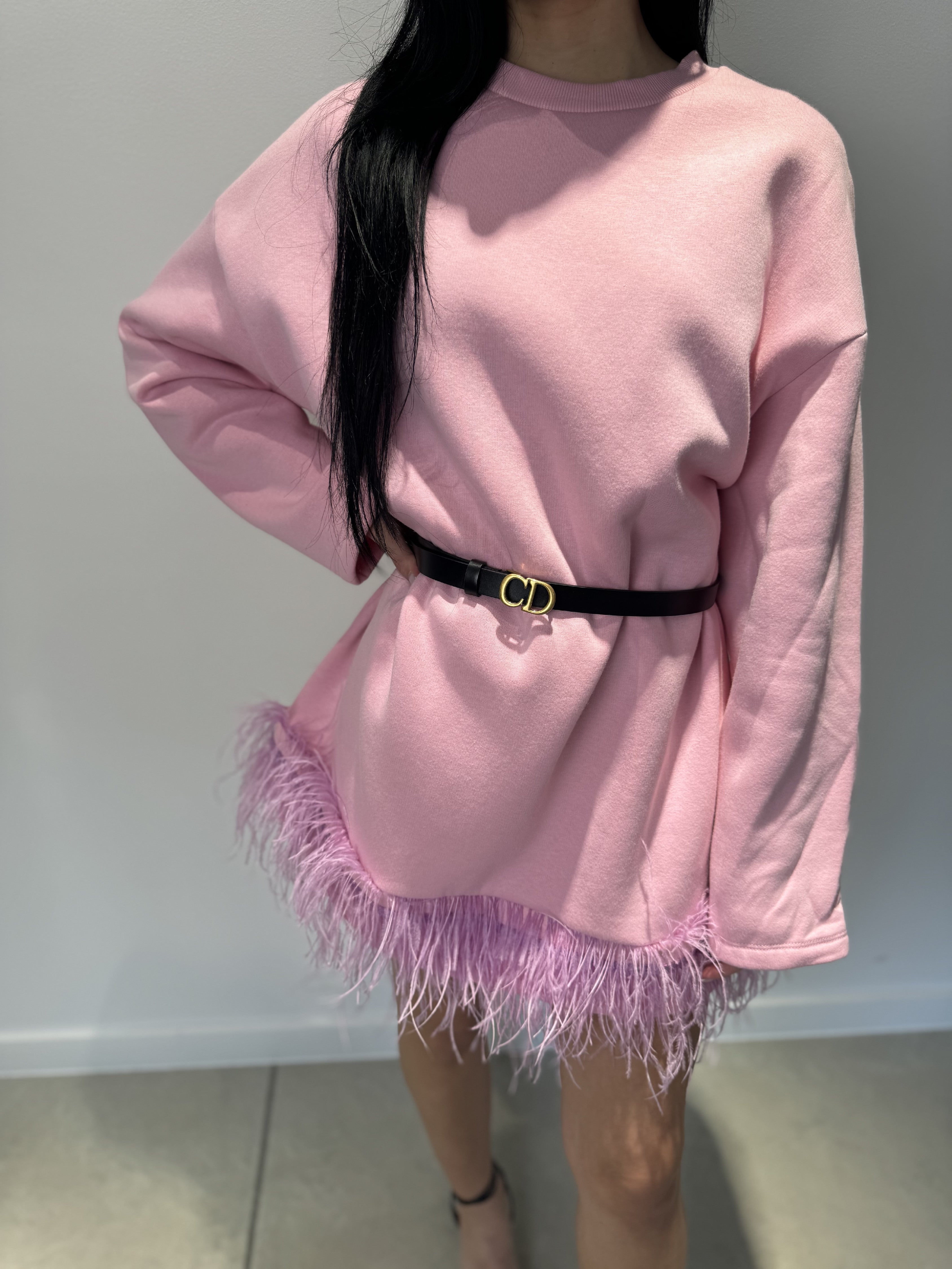 LUA PINK MIKINOŠATY S PIERKAMI