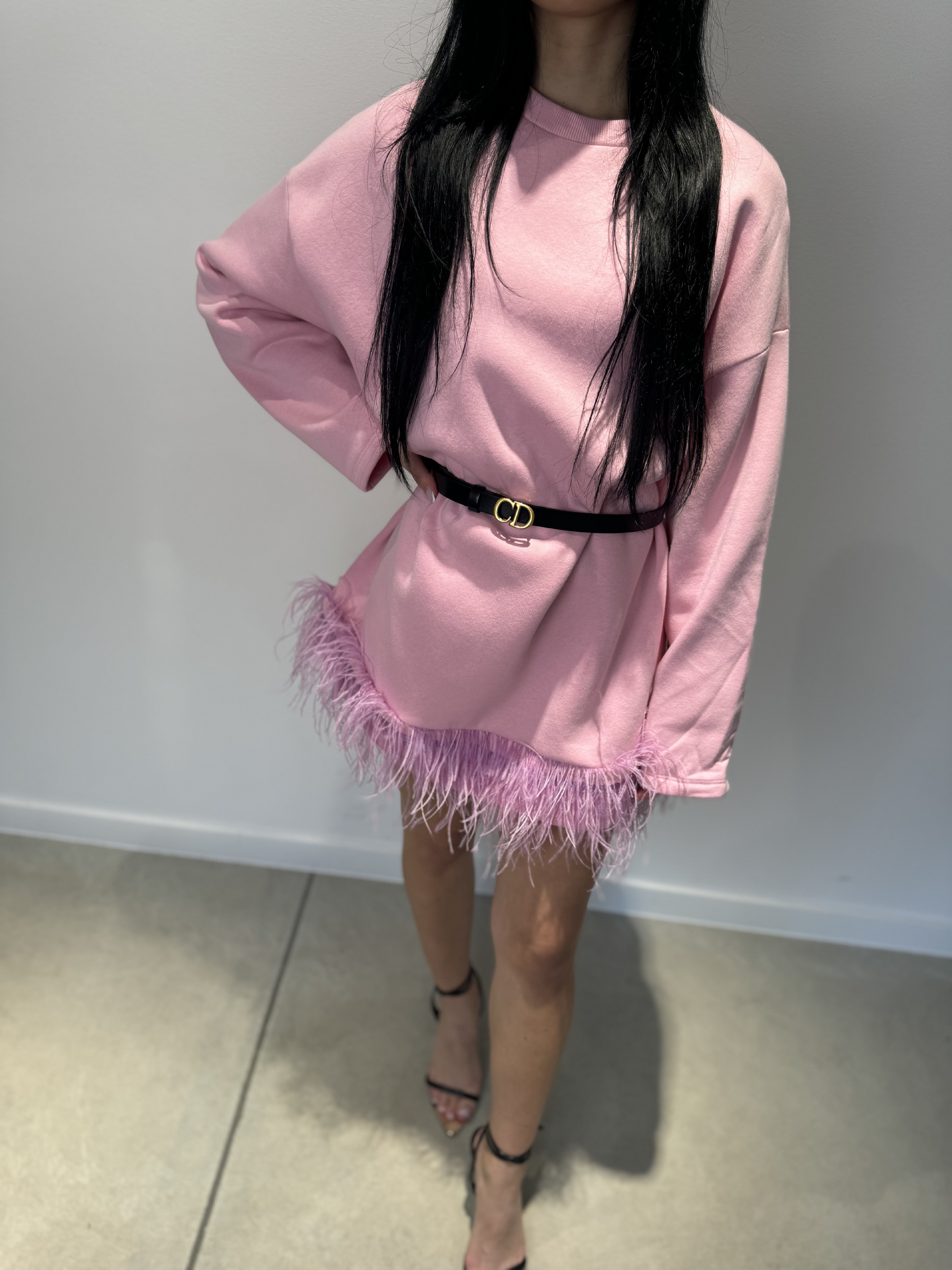 LUA PINK MIKINOŠATY S PIERKAMI