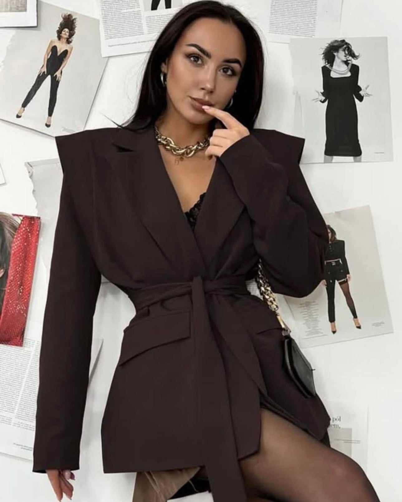 CHOCOLATE LA OVERSIZE SAKO