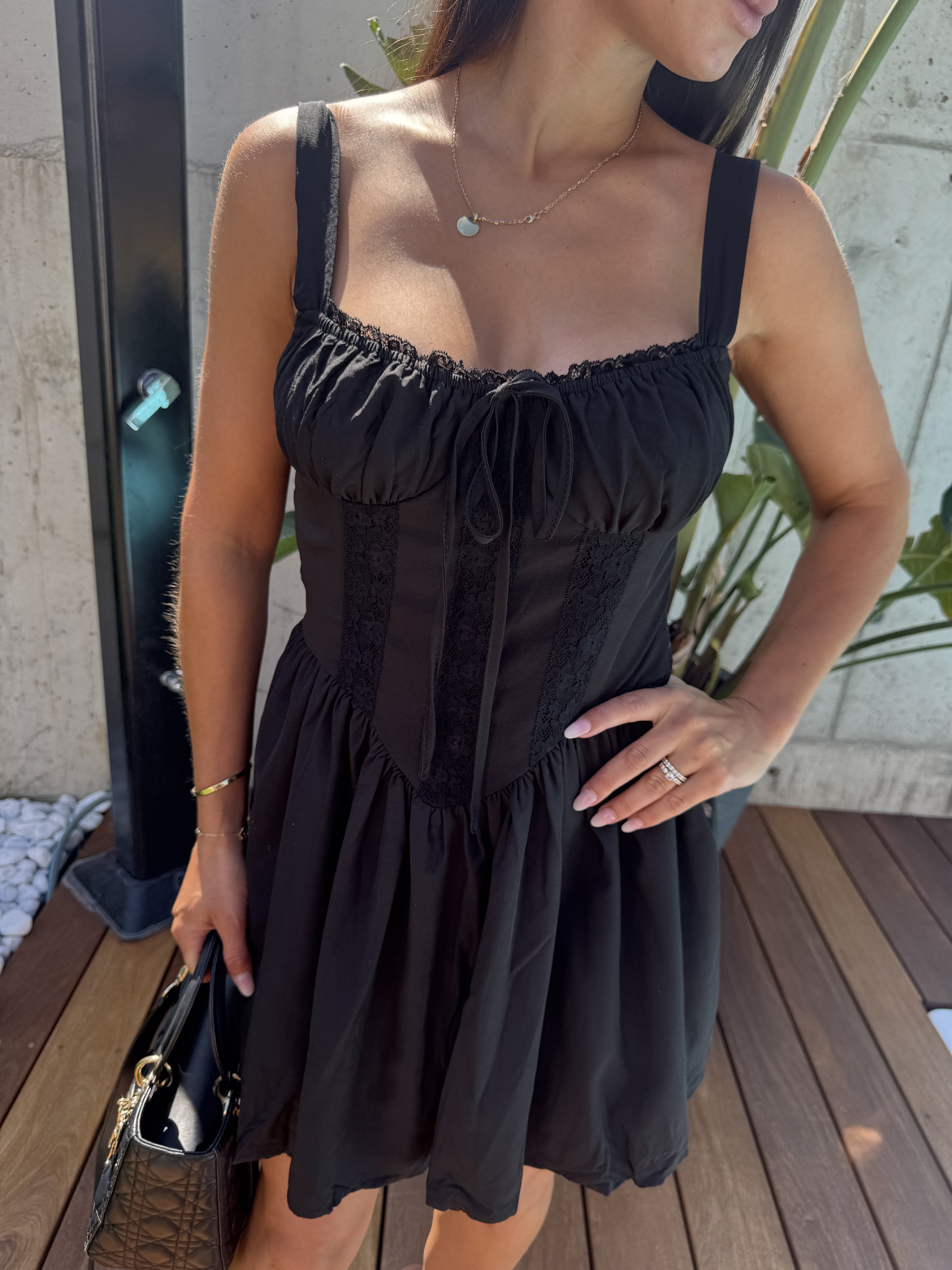 BLACK MINI DRESS