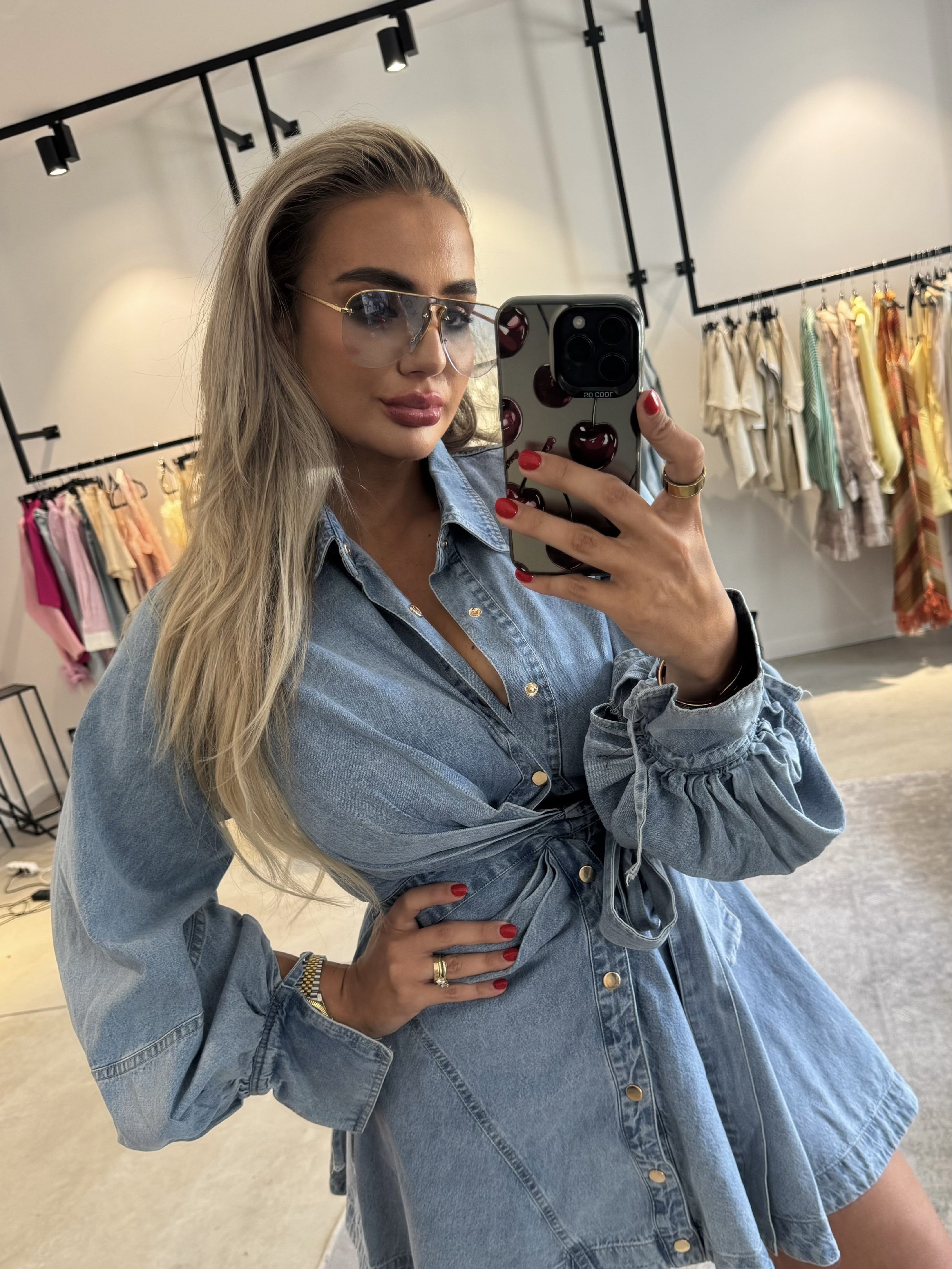 DENIM ICON DRESS