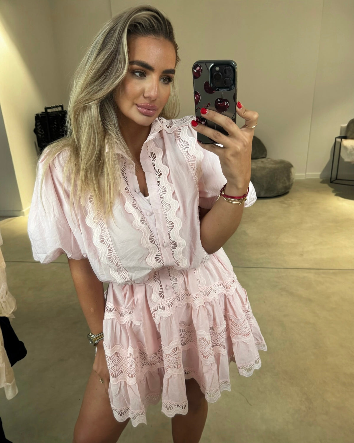 BOHO PINK ŠATY